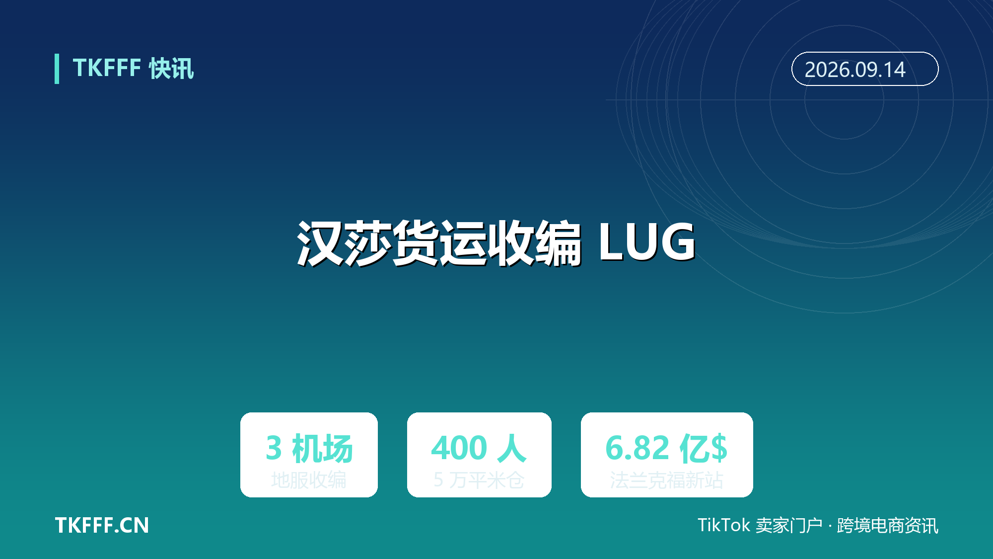 汉莎货运收购 LUG 地服公司：法慕汉三机场地服收编，6 亿欧 LCCevo 计划加码空运枢纽