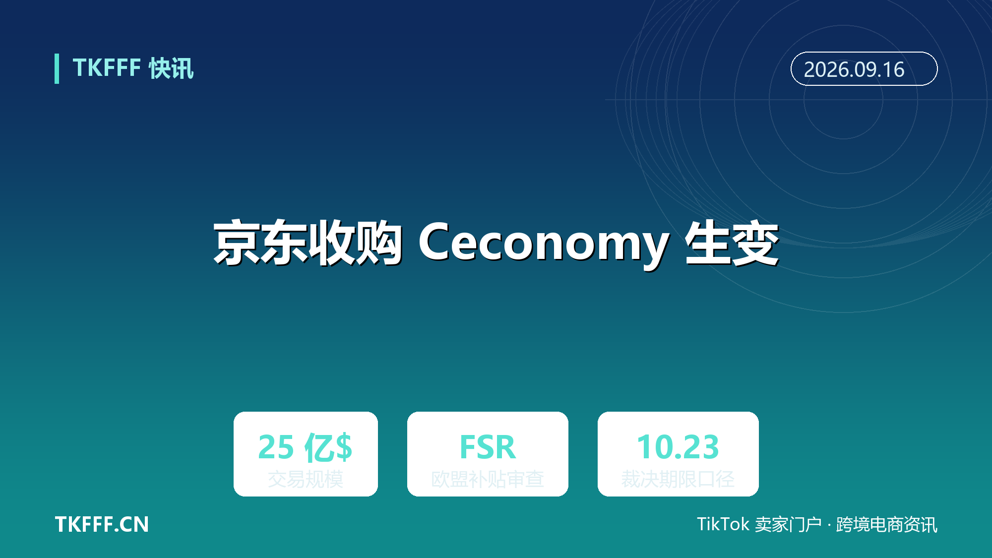 京东 25 亿美元收购 Ceconomy 生变：欧盟 FSR 审查下竞争对手指补救力度不足