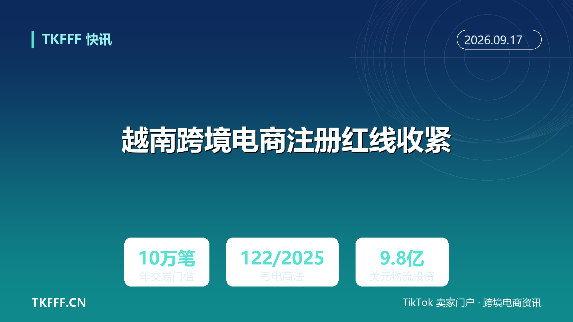 越南跨境电商注册红线收紧：Temu 未按期注册曾被封锁域名，122/2025 号电商法写死 10 万笔门槛