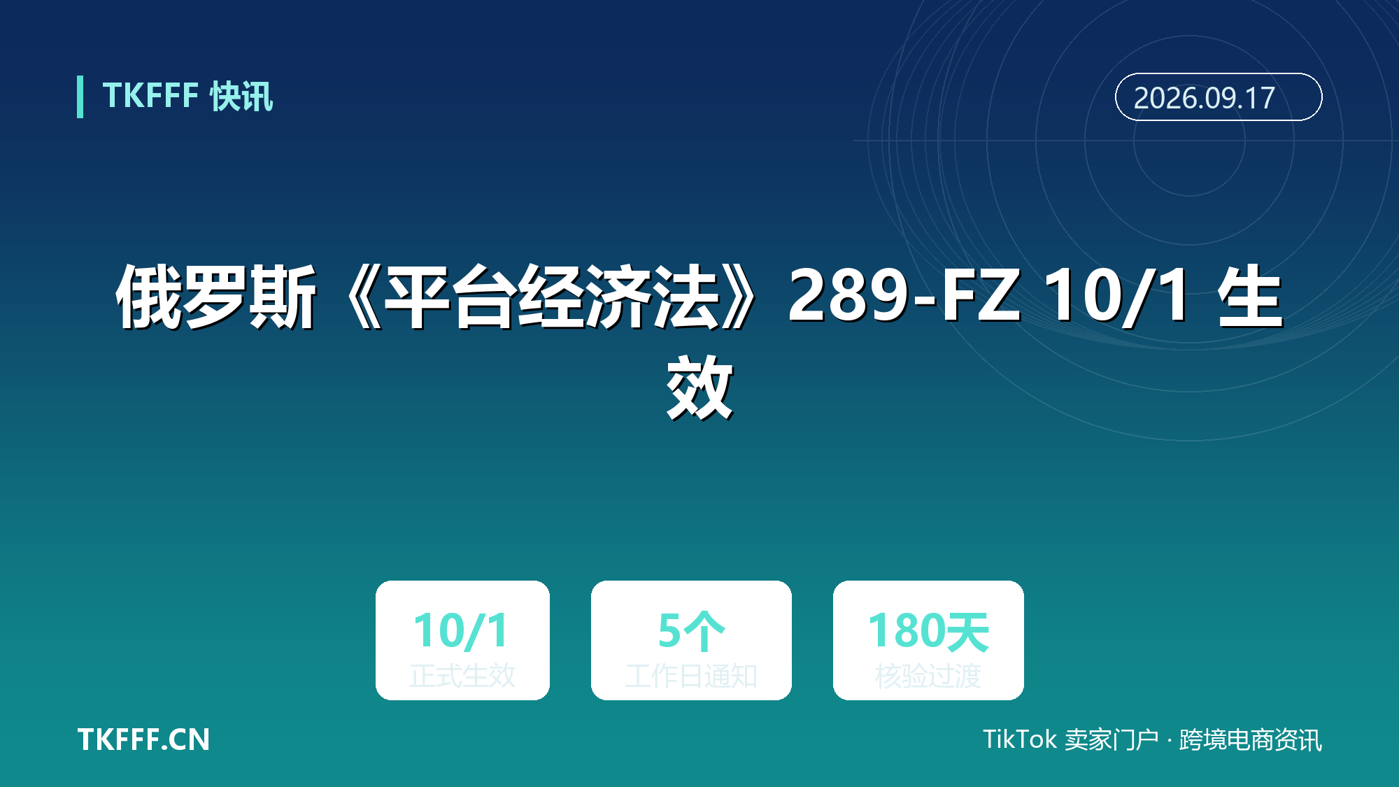 俄罗斯《平台经济法》289-FZ 10/1 生效：平台打折须卖家书面同意，缺资质商品直接下架