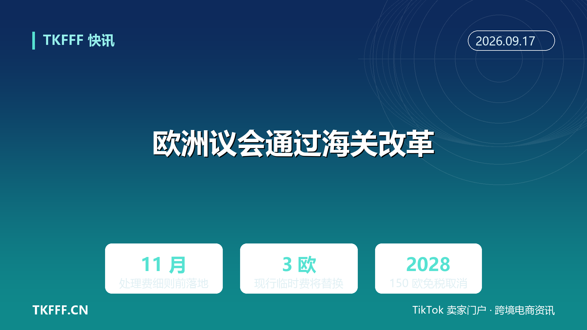 欧洲议会表决通过欧盟海关改革：低值包裹处理费 11 月前落地，2028 年取消 150 欧元免税