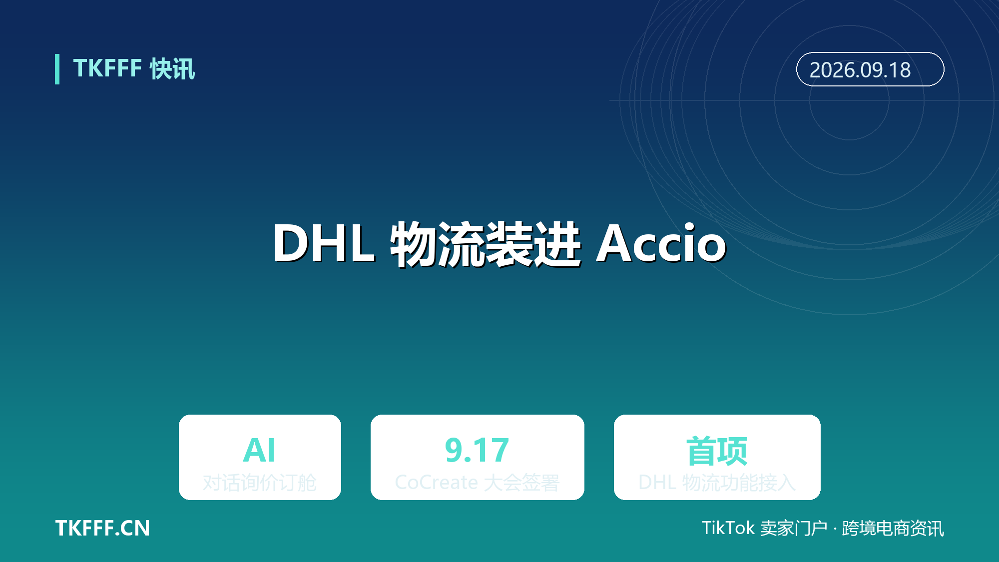 DHL 携手阿里国际站把物流装进 Accio：AI 对话询价订舱，中小企业跨境物流再降门槛