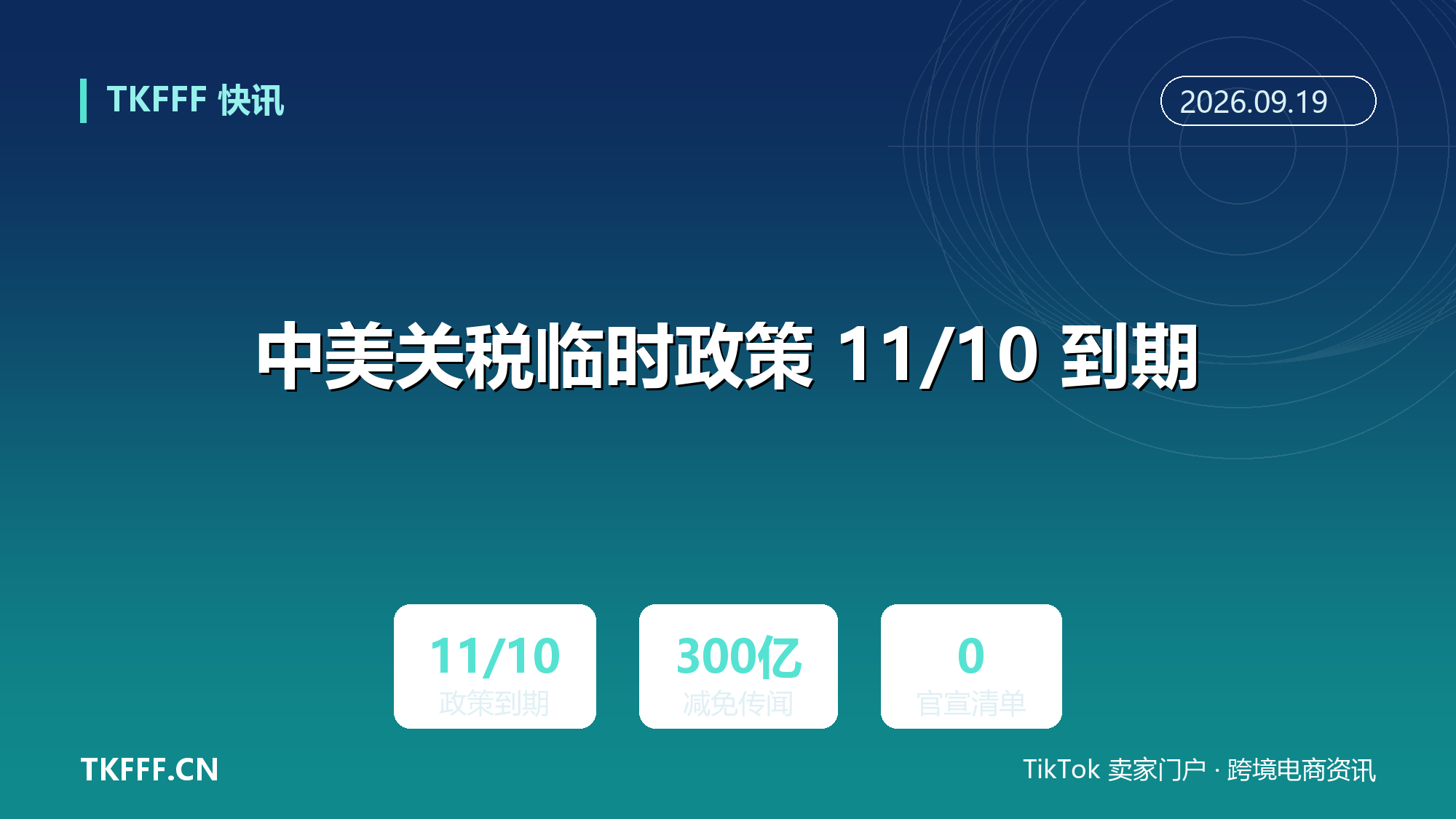 中美关税临时政策 11/10 到期：商务部 9/17 确认磋商推进，300 亿美元双向减免仍待落地