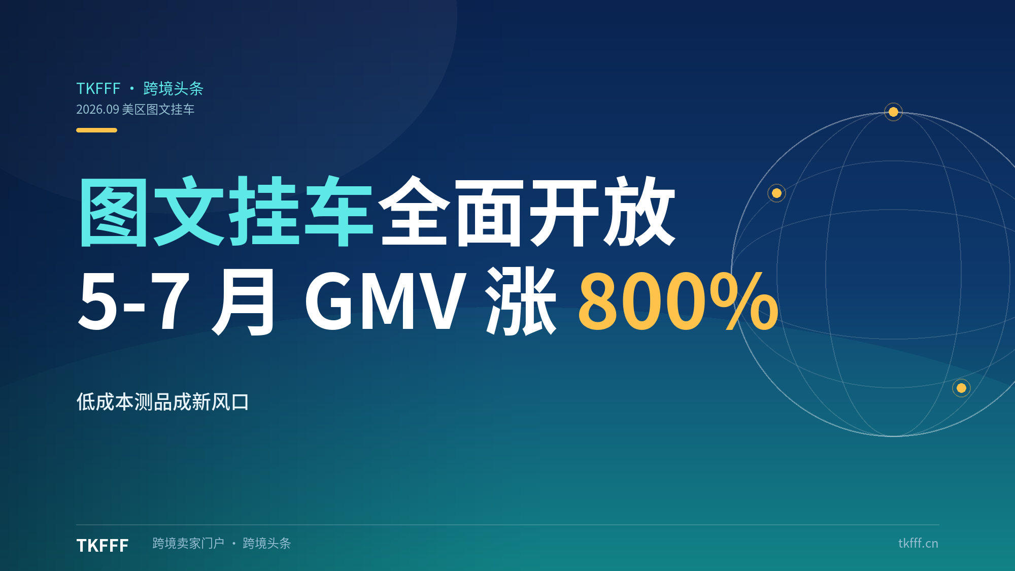 TikTok Shop美区图文挂车全面开放：5—7月GMV暴涨800%，低成本测品成新风口