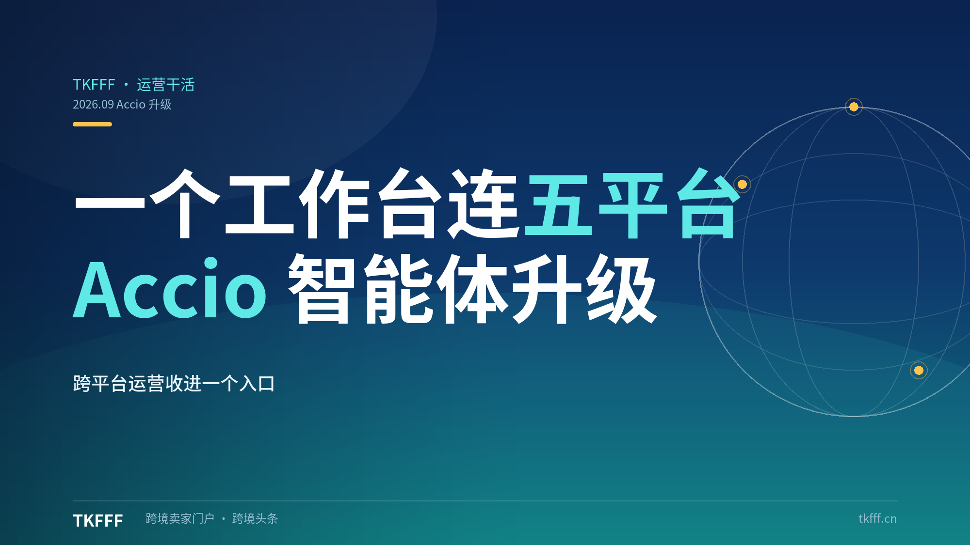 阿里国际站升级Accio智能体：一个工作台连Amazon/eBay/Temu/TikTok五平台