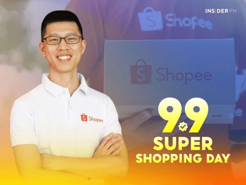 Shopee 菲律宾 9.9 大促官方新闻配图,人物身着品牌工服