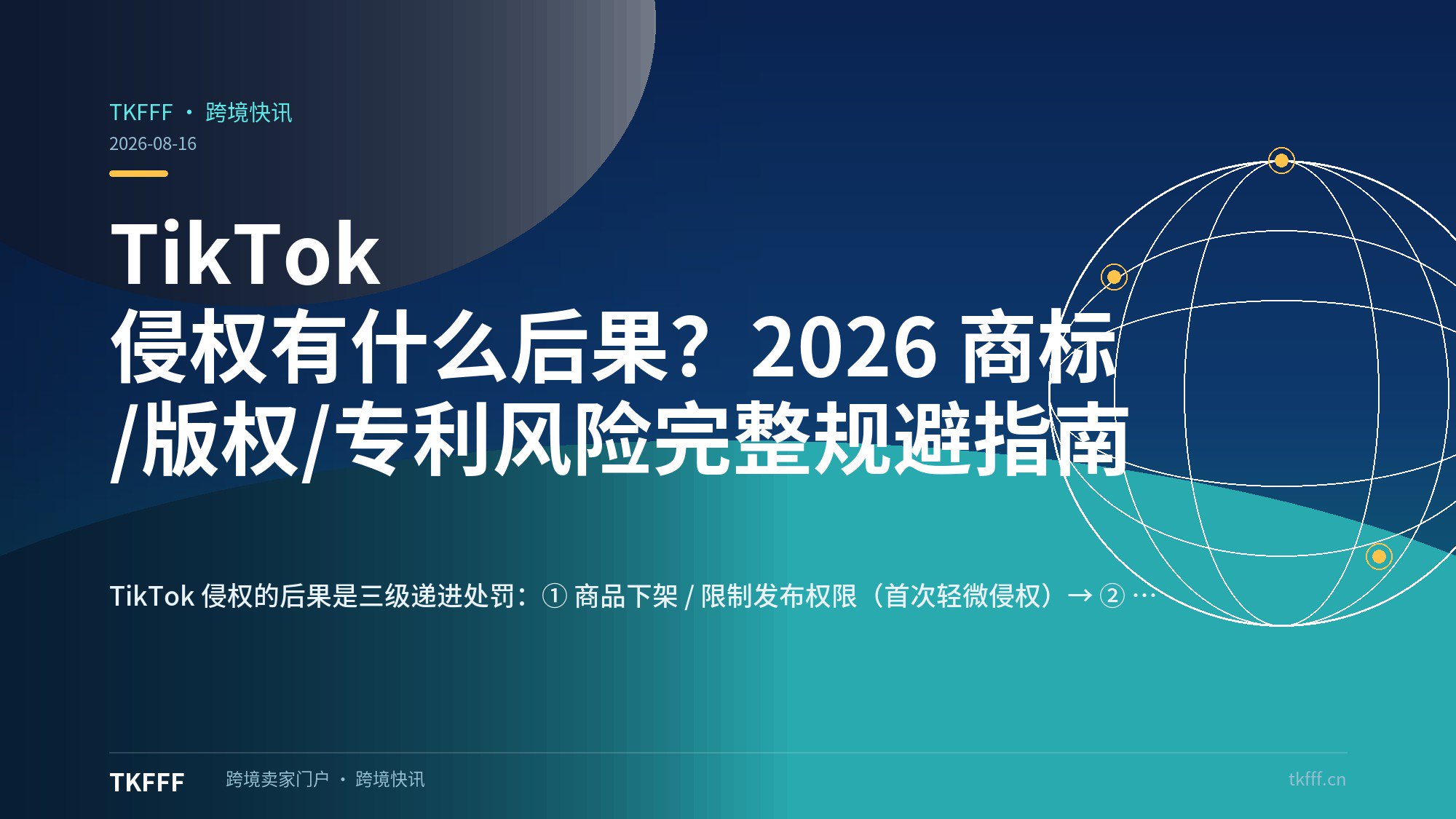 TikTok 侵权有什么后果？2026 商标/版权/专利风险完整规避指南