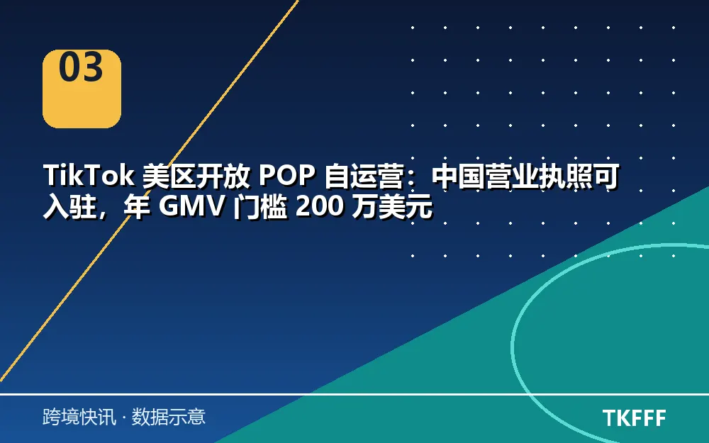 TikTok 美区 POP 自运营