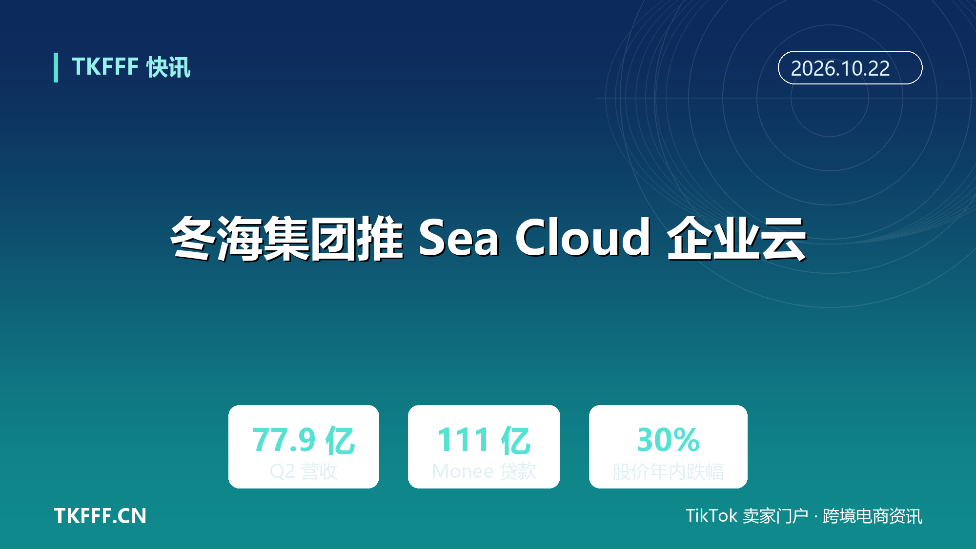 冬海集团推出 Sea Cloud 进军企业云：同时评估分拆 Monee 独立上市